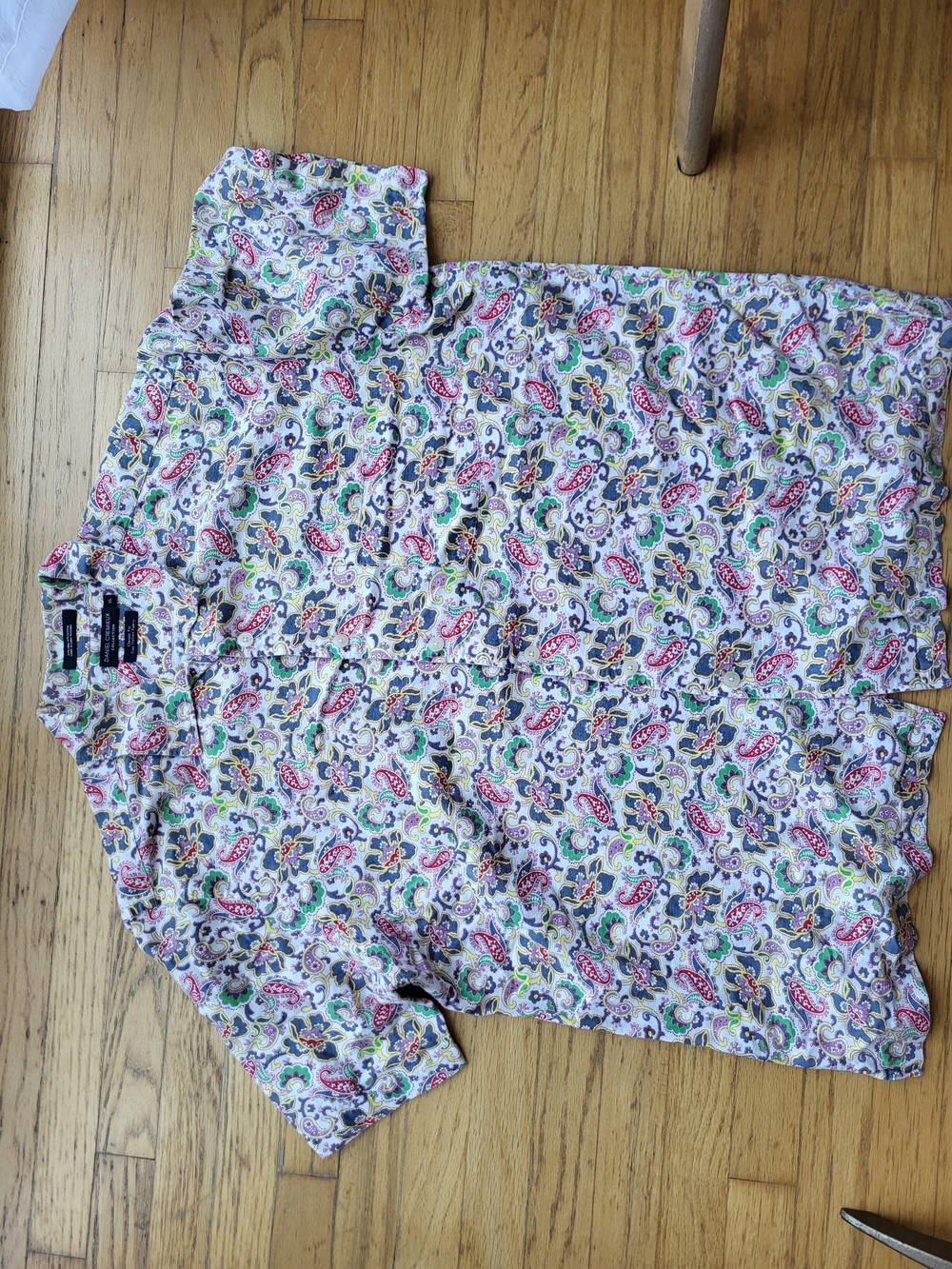 Daniel Cremieux Multicolor Paisley Casual Button-Down Shirt